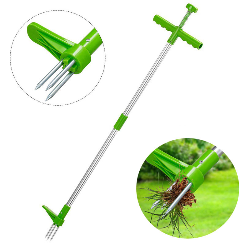 Gardening Tools For Weeds - Estrattore di erbacce portatile con manico