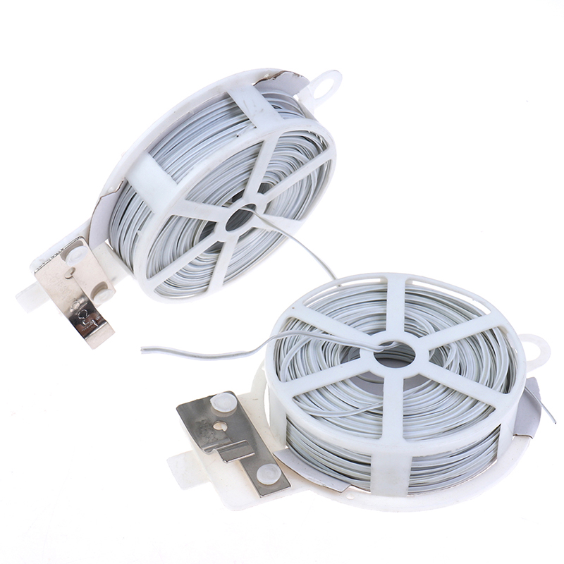 Garden Wire Twist Tie - 1 Pezzo (50m) di Filo Bianco