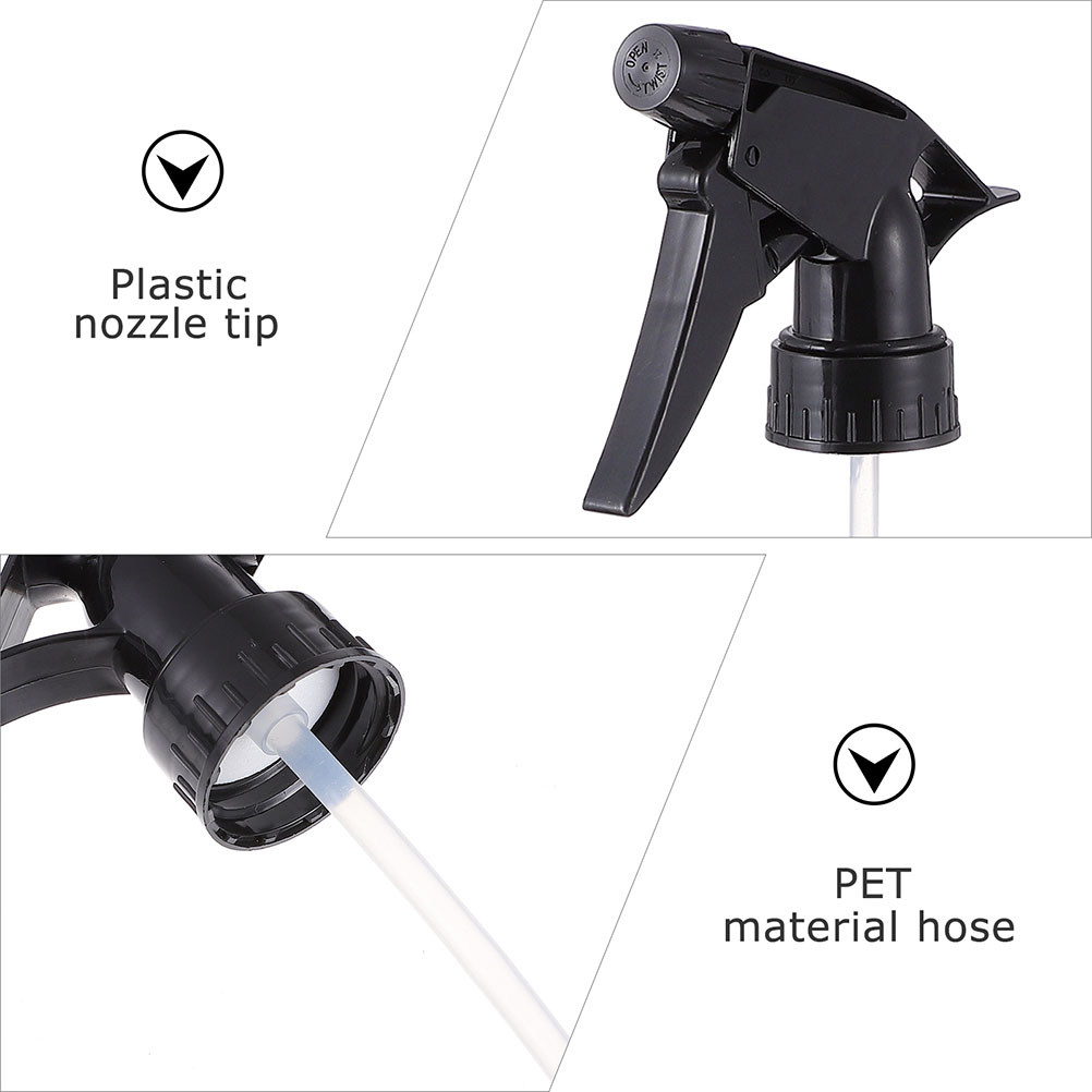 Garden Hose Nozzle - 10 Ugelli Spray Regolabili Neri -