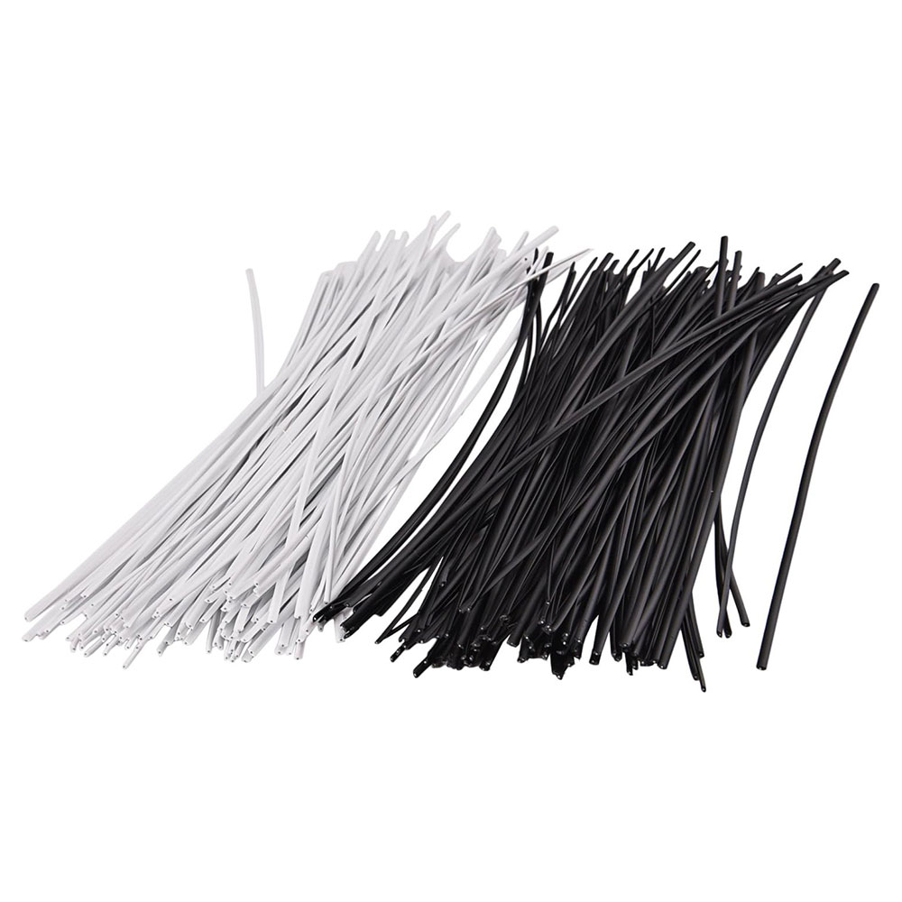 Garden Wire Twist Tie - 100 pezzi nero bianco cavo da