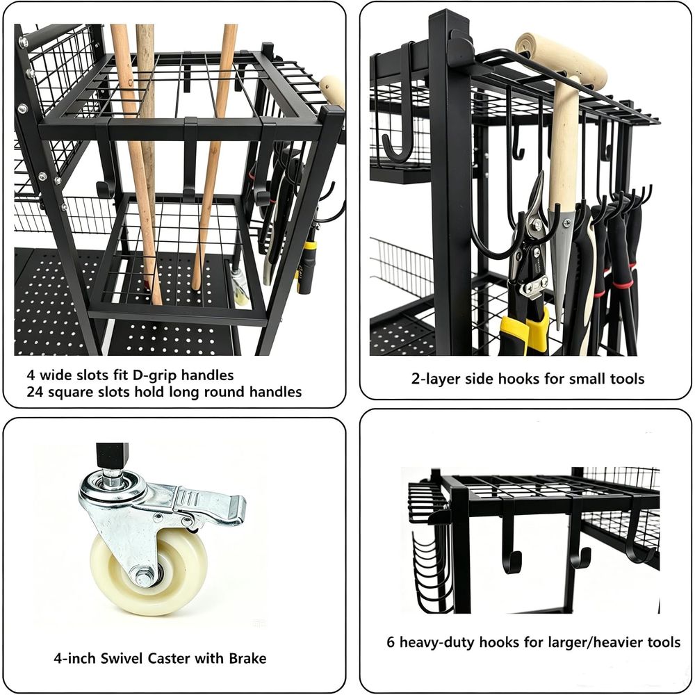 Carrello da Giardino 3-in-1 An - Gardening Tools Basket recensione e prezzo