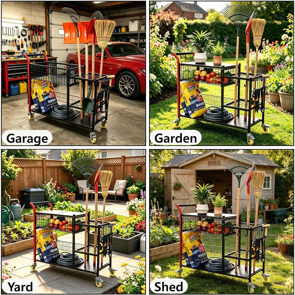 Carrello da Giardino 3-in-1 An - Gardening Tools Basket recensione e prezzo