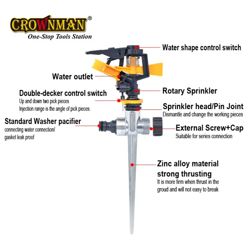 Irrigatore a pioggia per giard - Gardening Tools Water recensione e prezzo