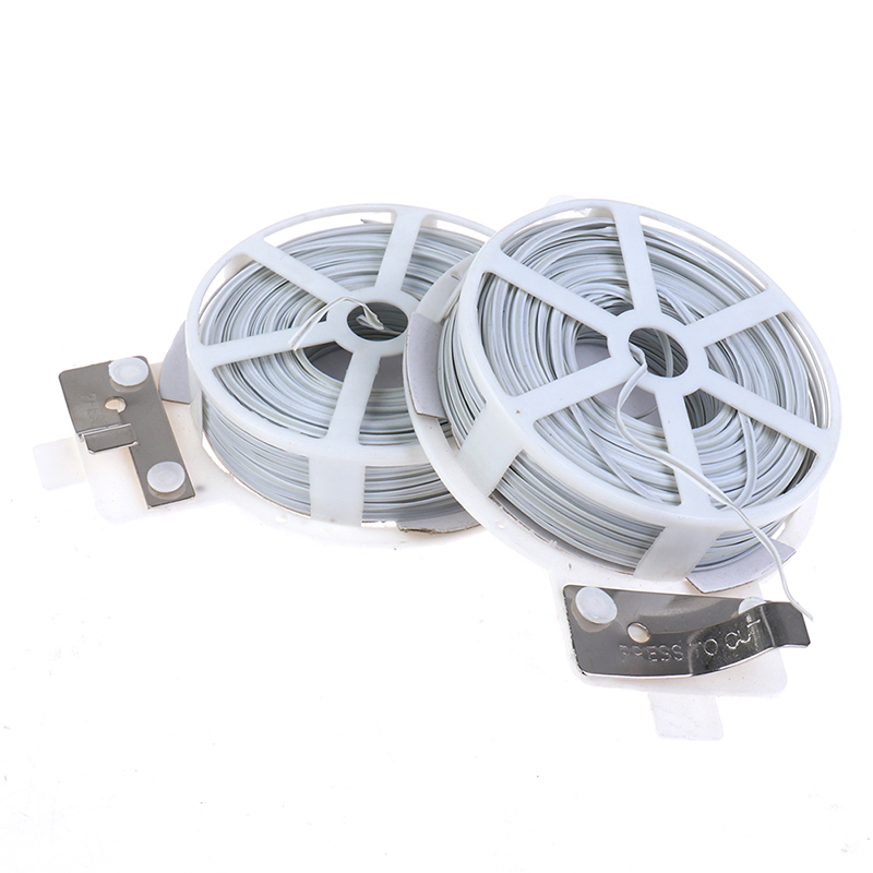 1 Pezzo (50m) di Filo Bianco M - Garden Wire Twist Tie recensione e prezzo