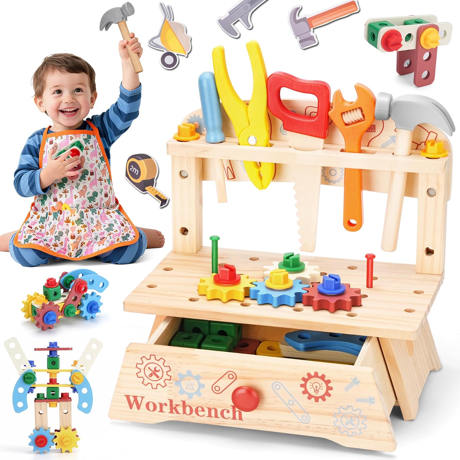 Panca per attrezzi in legno pe - Gardening Tools Toddler recensione e prezzo