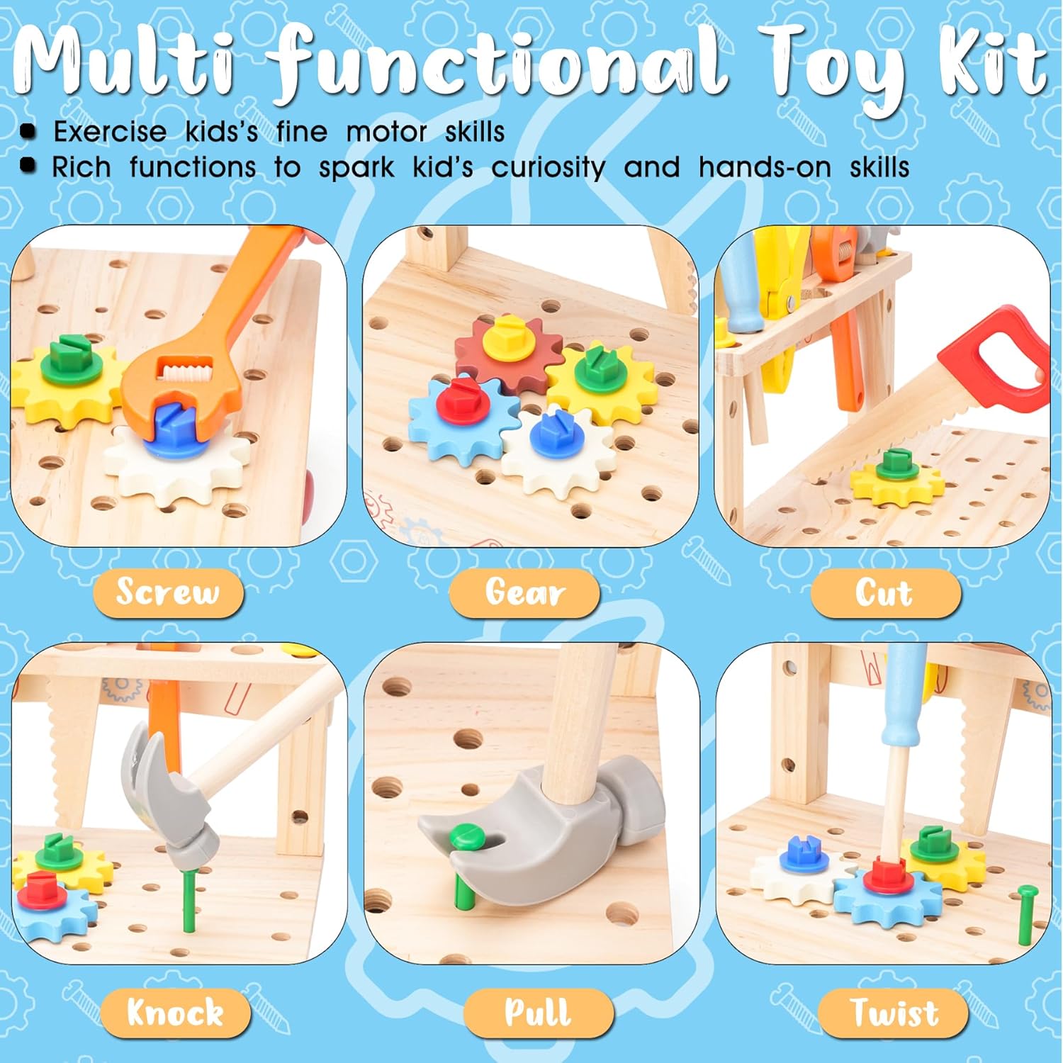 Panca per attrezzi in legno pe - Gardening Tools Toddler recensione e prezzo
