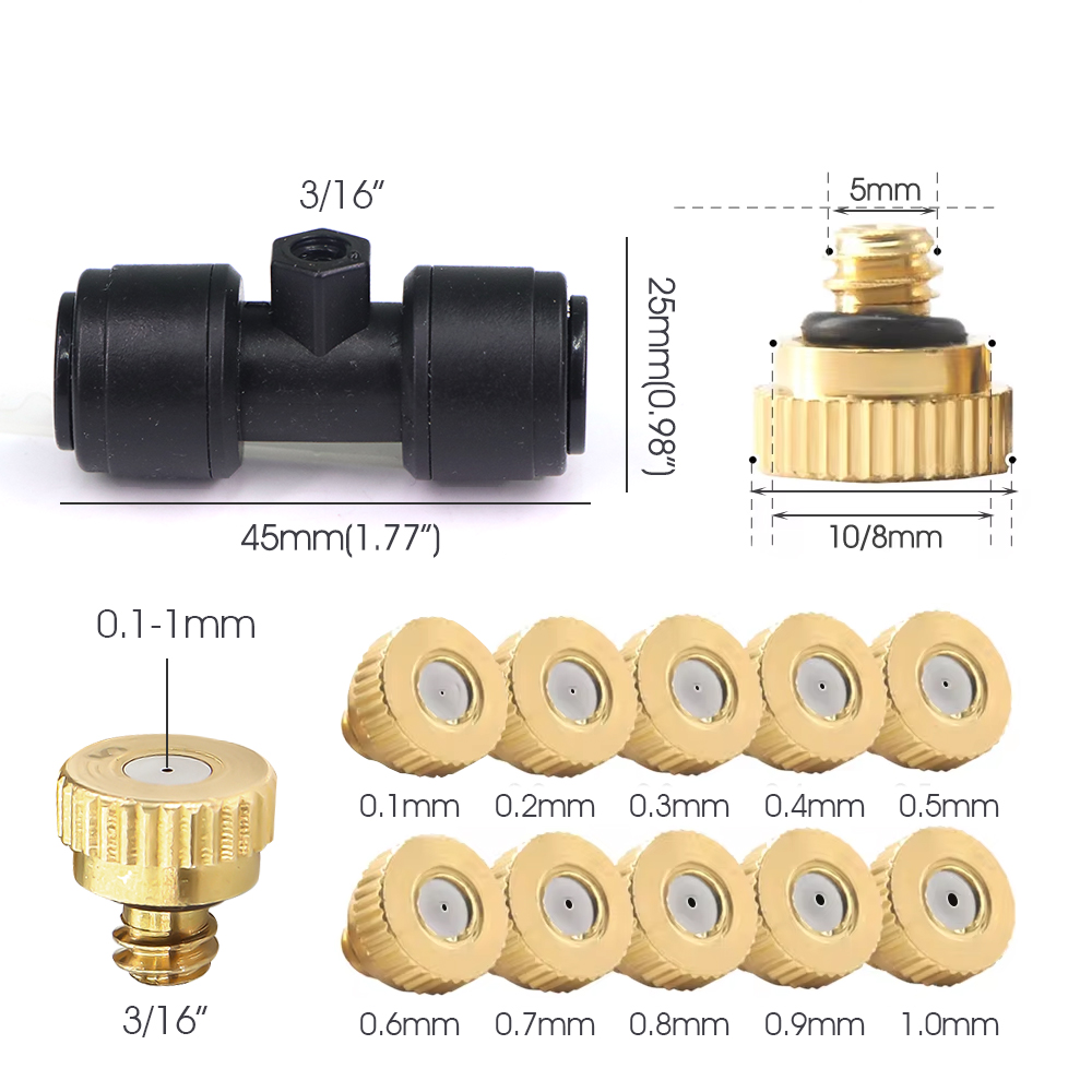Ugello di spruzzo in ottone da - Garden Hose Nozzle recensione e prezzo