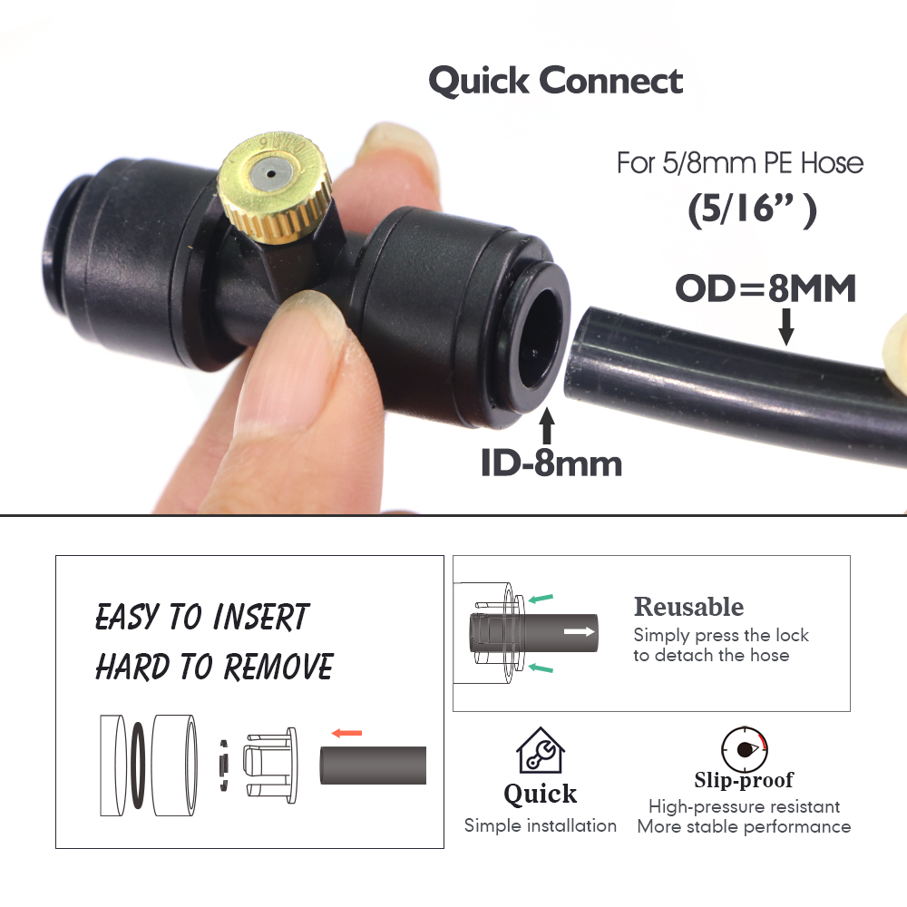 Ugello di spruzzo in ottone da - Garden Hose Nozzle recensione e prezzo