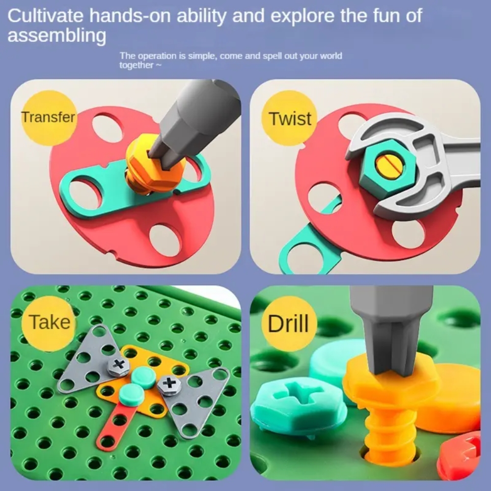 450 pezzi Set di trapano STEM  - Gardening Tools Toddler recensione e prezzo